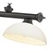 Z-Lite Cordon 3 Light Billiard, Bronze & Matte Opal 2306-3BRZ-DMO14 - alternate 5